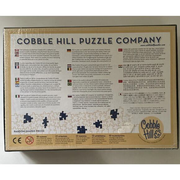 Cobble Hill Christmas Village Tree Puzzle 1000 Pieces New Sealed - Picture 2 of 3